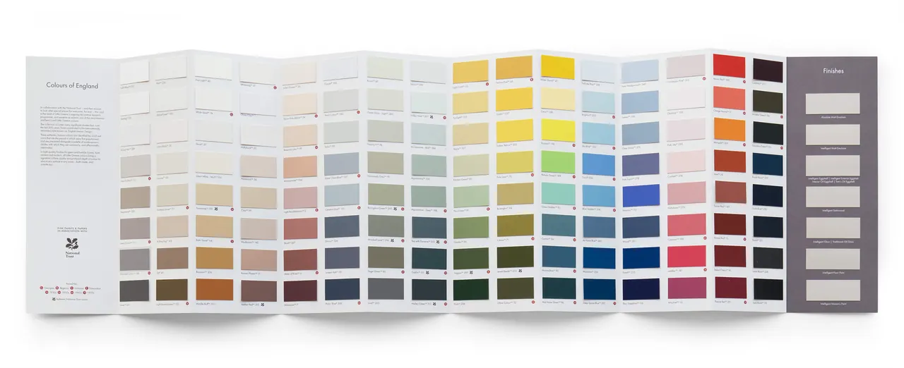 Farbkarte Colours of England von Little Greene