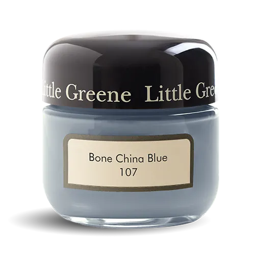 Little Greene Musterdose Bone China Blue (107)